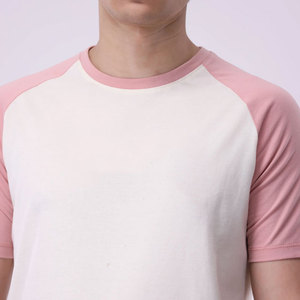 Camiseta de Manga Raglán OEM a Precio Económico, Tejida, Moderna, Lisa, con Logotipo Personalizado Serigrafiado, Corte Holgado, 220 g/m², Ropa de Verano - Product Image 6