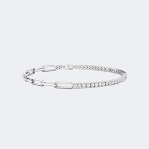 1.51CTW Round Prong-<b>Set</b> Diamond Tennis Bracelet - Product Image 4