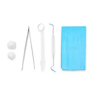 Instruments dentaires, kits dentaires, kit d'instruments dentaires manuels 4 pièces, acier de qualité médicale, certifié CE, grattoir dentaire, miroir buccal - Product Image 2