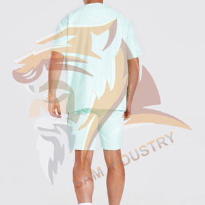 Comfortable High Street Design T Shirt and Shorts <b>Set</b> for Men Casual Wear Men <b>Twin</b> <b>Set</b> For Online Sale - Product Image 2