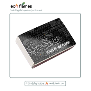 Cajas de Cerillas de Seguridad Ecológicas Personalizadas, sin Carbonizar, Resistentes a la Humedad, con Impresión Personalizada, 40 Cerillas, Material de Cartón - Product Image 5