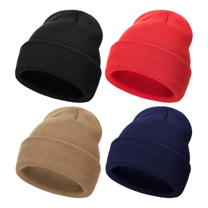 Gorro Unisex ODM, 100% Acrílico, Tejido, Color Sólido, Casual, Invernal, para Adultos, 56-58CM, Gorro Beanie OEM - Product Image 5