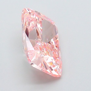 Diamant rose vif fantaisie modifié en forme de coussin de 3,51 carats, cultivé en laboratoire par CVD, clarté VVS2, taille excellente, pierre précieuse non montée pour la création de bijoux - Product Image 4