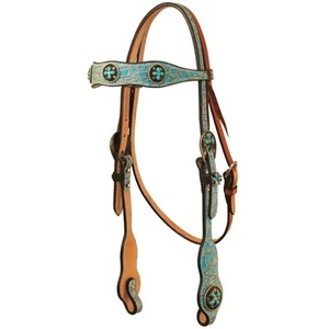 Accesorios de Cuero Premium Personalizados para Caballos, Brida y Collar de Pecho Estilo Western - Product Image 2