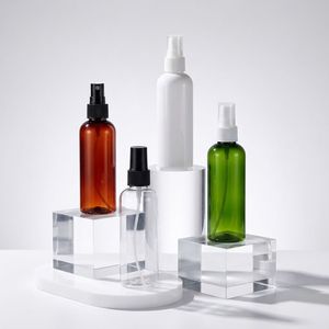 <b>Spray</b> <b>Bottle</b> Round PET 100ml Amber Green Clear <b>Plastic</b> Fine Mist Sprayer for Toner Skin Care Cosmetic Packaging Factory Vietnam - Product Image 4