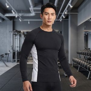 High Performance Active wear For Daily Sports Wear <b>Men</b> <b>Compression</b> <b>Shirt</b> Supportive Gym Outfit Sessions <b>Men</b> <b>Compression</b> <b>Shirt</b> - Product Image 4