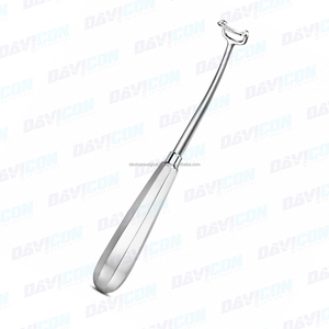 Curettes adénoïdiennes manuelles Beckmann en acier inoxydable, instruments chirurgicaux réutilisables, outil essentiel pour chirurgiens, Davicon - Product Image 5