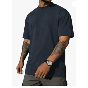 T-shirt surdimensionné 100 % coton de haute qualité 200 g/m² vierge épais pour homme, personnalisable avec impression sérigraphique - Product Image 1