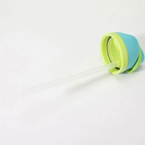 Vaso de Plástico Transparente de 750 ml con Pajita, Botella de Agua Deportiva de Gran Capacidad para Exteriores con Dos Boquillas para Beber - Product Image 4