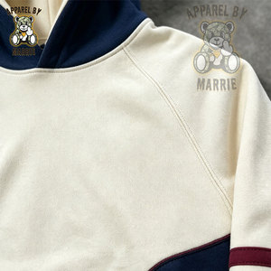 Ensemble de survêtement streetwear en mélange de coton de haute qualité pour hommes, coupe régulière, sweat à capuche et pantalon de survêtement, vente en gros OEM, marque privée - Product Image 5