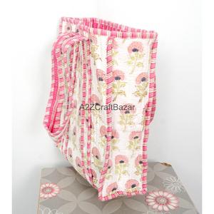 Petits sacs fourre-tout en coton personnalisés en velours, imprimés à la main, pour femmes, mode été-printemps - Product Image 2