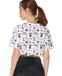 Crop Top para Mujer al por Mayor, Estilo Y2K, Jersey de Fútbol, Camiseta Corta, Crop Top Brasileño, Camisetas Gráficas para Mujer, Ropa Urbana Transpirable - Product Image 2