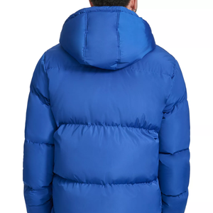 Chaqueta Acolchada con Capucha y Cierre Completo para Hombre, Impermeable, Resistente al Viento, con Capucha de Tejido Softshell para Actividades al Aire Libre, Uso Diario, Paseos Urbanos - Product Image 3