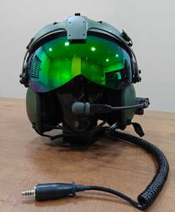 Casque d'aviation intégral Jupitor JT-07 en fibre d'aramide et carbone avec mousse, taille L, visière simple/double, protection UV, toutes saisons - Product Image 5