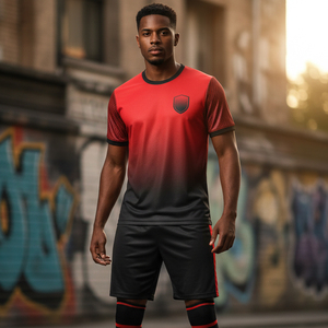 Uniforme de Fútbol Sublimado Personalizado, Malla Transpirable, Jersey de Fútbol para Equipo, Venta al Por Mayor, Conjunto de Ropa Deportiva para Hombre Adulto, Entrenamiento y Partido - Product Image 5