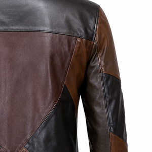 Men Casual <b>Winter</b> <b>Leather</b> <b>Jacket</b> Fashion Trendy Warm Slim Fit Biker Coat Streetwear Stylish Outerwear for Cold Weather 2026 New - Product Image 5