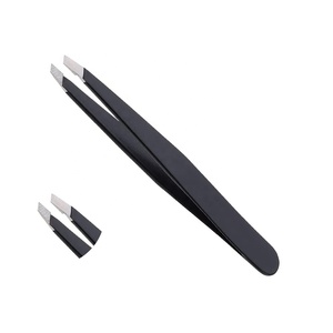 Recién llegado, pinzas rojas para cejas, diseño hueco, herramientas cosméticas portátiles, pinzas para cejas - Product Image 1