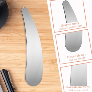 Mini espátulas cosméticas de metal, espátula práctica para maquillaje y cuidado de la piel, herramientas de belleza para cremas para el cuidado de la piel, crema para ojos, muestreo y mezcla - Product Image 6