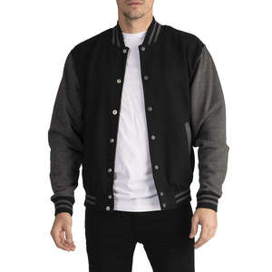 Chaqueta Varsity de Alta Calidad en Oferta, Chaqueta de Béisbol con Parches de Logotipo Personalizados, Chaqueta Varsity de Forro Polar - Product Image 1