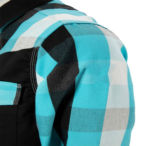 Chemise de travail unisexe à manches longues, ignifuge NFPA 2112, en spandex haute visibilité, certifiée EEC, antistatique, FRC, avec boutons pression perlés, pour le soudage - Product Image 6