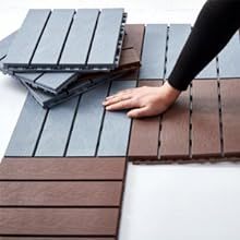 Plancher en plastique de grain en bois d'épaisseur de haute qualité de 20mm - Product Image 5