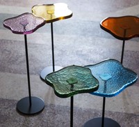 Table basse moderne en aluminium durable et écologique pour la maison, le salon, l'entrée, les appartements et les hôtels