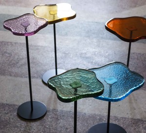 Modern Metal Frame End <b>Table</b> Resin Round Top Side <b>Table</b> Or Coffee <b>Table</b> for Living Room Hotels - Product Image 2