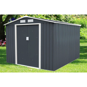 Abri de jardin robuste 2 x 2,5 m, maison de rangement extérieure en métal, résistant aux intempéries, abri à outils pour jardin - Product Image 4