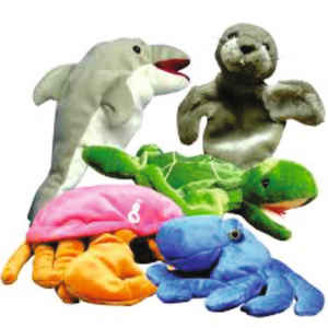 Juego de 8 Peluches Súper Suaves LFP, Set de 6 Animales Acuáticos, Criaturas Marinas, con Relleno de Algodón PP - Product Image 1