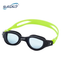 Masque de plongée SAEKO pour adulte, confortable, grande vision, lentille CP italienne, anti-UV, anti-buée, système ultra-adapté, monture TPE, design élégant, pour la compétition et le fitness