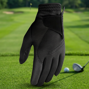 Gant de golf personnalisé pour homme, main gauche, respirant, coupe-vent, vert, maille 3D performante, antidérapant, microfibre - Product Image 2