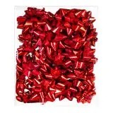 Wholesale Butterfly Bow Gift <b>Ribbons</b> <b>Red</b> Metallic Polyester Woven Double Face Digital Printed Logo/Graphic Design Christmas - Product Image 2