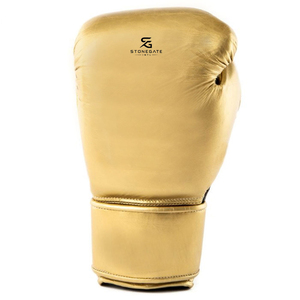 Gants de boxe professionnels en cuir véritable avec logo personnalisé pour l'entraînement et le sparring de Muay Thai et de Kick Boxing 2026 - Product Image 2