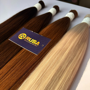 ผมแท้สีบลอนด์น้ำตาลแบบขายส่งจำนวนมาก ผมเวียดนามแท้ 100% คุณภาพพรีเมียม ผมเวอร์จิ้นแบบซุปเปอร์ดับเบิ้ลดรอน สีสันทันสมัย - Product Image 6