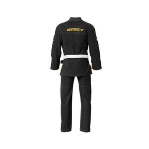 Combinaison de BJJ personnalisée avec logo, tissu en coton, tissage perlé, respirante, légère, durable, uniforme d'entraînement pour hommes et femmes, pour la pratique en salle de sport. - Product Image 2