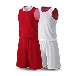1 ensemble de maillots et shorts de basket-ball réversibles pour hommes, uniformes sportifs personnalisés double face pour les entraînements sportifs en équipe - Product Image 5