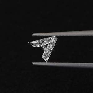 Diamant de laboratoire certifié IGI, style antique, VVS, taille fantaisie, lettre A, pour la création de pendentifs, prix de gros. - Product Image 1