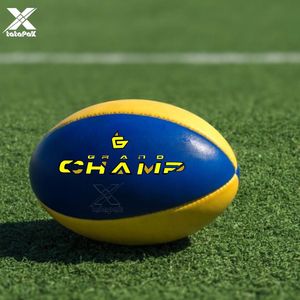 Ballon de rugby et ballon de football américain sur mesure en gros, taille 9/6/3, blanc, écologique, en caoutchouc durable, léger, avec logo personnalisé OEM - Product Image 2