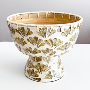 Cuenco decorativo con incrustaciones de nácar hecho a mano, cuenco para frutas para decoración de mesa, venta al por mayor, MOQ bajo, desde Vietnam - Product Image 1