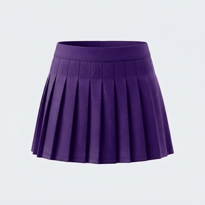 Service OEM, jupe pour femme de haute qualité, respirante, légère, séchage rapide, couleurs unies, 100% coton, style décontracté, coupe trapèze - Product Image 5