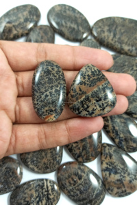 Top Quality Natural Honey Dendrite Agate Hand Polished Mix Wholesale Cabochon Loose Gemstone For Silver Brass Jewelry Making - Product Image 6