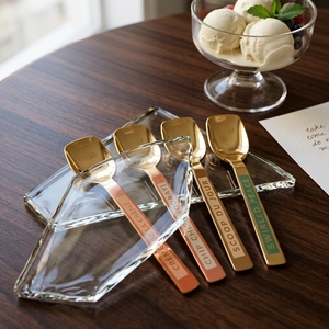 Cuchara de Resina para Servir - Juego de Cubiertos de Lujo en Dorado, Cucharas Pequeñas para Helado, Juego de Cubiertos para Postre para Restaurante y Cafetería - Product Image 4