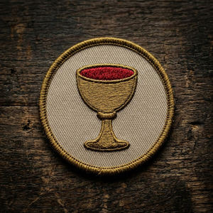 Parche bordado redondo termoadhesivo con diseño de ataúd sangriento, insignia gótica de terror, aplique de sangre de vampiro, para decoración DIY de chaquetas y chalecos, venta al por mayor - Product Image 6