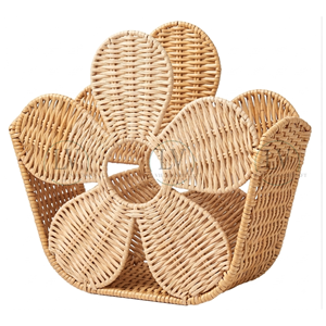 Panier de rangement en forme de papillon naturel, porte-livres en rotin écologique et organisateur de jouets pour enfants grande capacité, vente en gros Vietnam - Product Image 4