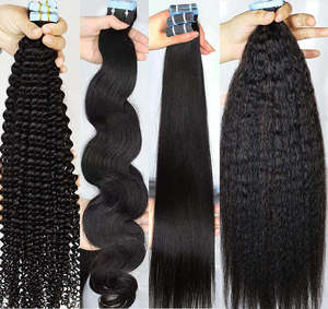 Extensions de cheveux humains Remy lisses et soyeux, volume naturel, faciles à coiffer, pour femmes, professionnels de salon et fournisseurs de cheveux - Product Image 3