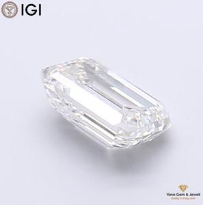 Diamante Cultivado en Laboratorio CVD, Corte Esmeralda, Claridad VVS1, Color F, 1.50 Quilates, con Certificado IGI, para un Centro de Anillo Impresionante - Product Image 5