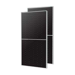 Module de panneau solaire Waaree bifacial à demi-cellules, cadre en alliage d'aluminium, qualité A, 182 mm, IP68, avec connecteur ISO, mini panneaux solaires - Product Image 1