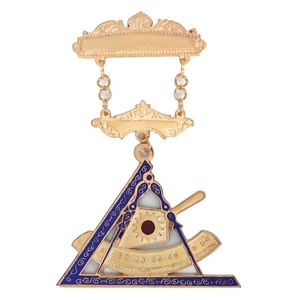เครื่องประดับอกนักรบเทมพลาร์ รูปดาวเงินและไม้กางเขนสีดำ พร้อมคำว่า IN HOC SIGNO VINCES สำหรับพิธีกรรมแห่งองค์กรม - Product Image 6