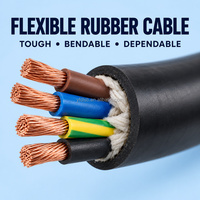 Câble d'alimentation flexible, fil d'extension électrique industriel pour la construction, l'usage maritime