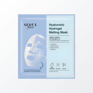 Mascarilla facial Dermal Seoul Face Hyaluronic Hydrogel Melting Mask 34g para adultos, mascarilla herbal aterradora - Product Image 2